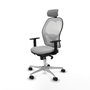 Piqueras y Crespo Chaise de Bureau 1D086N2 Gris clair