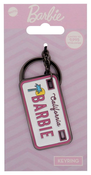 FaNaTtik Barbie porte-clés plaque d'immatriculation Édition Limitée