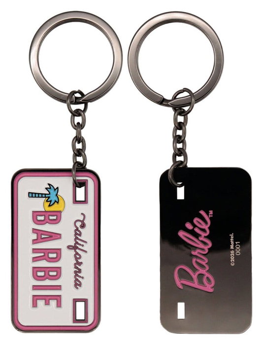 FaNaTtik Barbie porte-clés plaque d'immatriculation Édition Limitée
