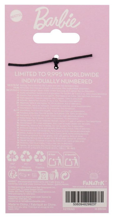 FaNaTtik Barbie porte-clés plaque d'immatriculation Édition Limitée