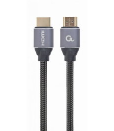 GEMBIRD Câble HDMI Premium 3m Textile Noir
