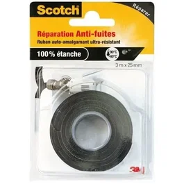 Scotch Ruban adhésif auto-amalgamant - 3 m x 25 mm - Noir