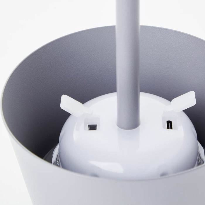 Brilliant Lampe de table PICCO LED Solaire Gris dépoli Brilliant Lampe de table PICCO LED Solaire Gris dépoli