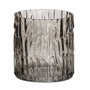 BigBuy Home Vase Gris Verre 12 x 12 x 12 cm