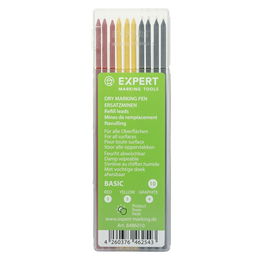 EXPERT Mina Marcador Dry Basic 10U Ek-8486010 4x Graphite, 3x Jaune, 3x Rouge
