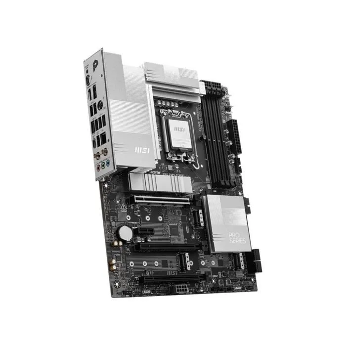 MSI PRO Z890-P WiFi - Carte mère ATX - Socket Intel - Wi-Fi 7 - 5G LAN - Thunderbolt 4 - PCIe 5.0 - Argenté