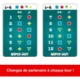 Mattel Games Wiped Out JLB40 - Jeu de déduction