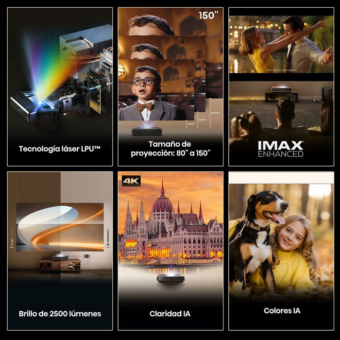 Projecteur Hisense PT1 4K Ultra HD 3840 x 2160 px