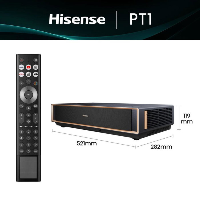 Hisense Smart Laser Cinema PT1 GMG 4K Laser Ultra Courte Focale