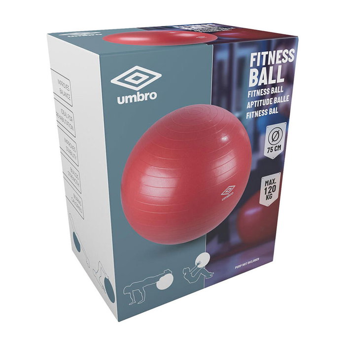 Ballon d'exercice Umbro Ø 75 cm Rouge Ballon d'exercice Umbro Ø 75 cm Rouge