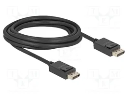 DELOCK Câble DisplayPort 2.1 noir - 3m