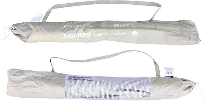 JugaToys Parasol Polinylon Jaune 220cm