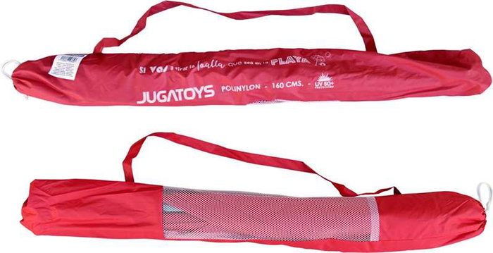 JugaToys Parasol Polinylon Jaune 220cm