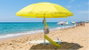 JugaToys Parasol Polinylon Jaune 220cm