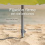 JugaToys Parasol Polinylon Jaune 220cm