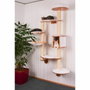 Kerbl Arbre à chats mural Dolomit XL Blanc (185 cm) Tronc ø 10cm