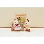 Sylvanian Families Figurines Miniatures - Set de Meubles et Accessoires La Pièce à Vivre, Ref. 5339, Beige et Marron, pour Enfants dès 3 Ans