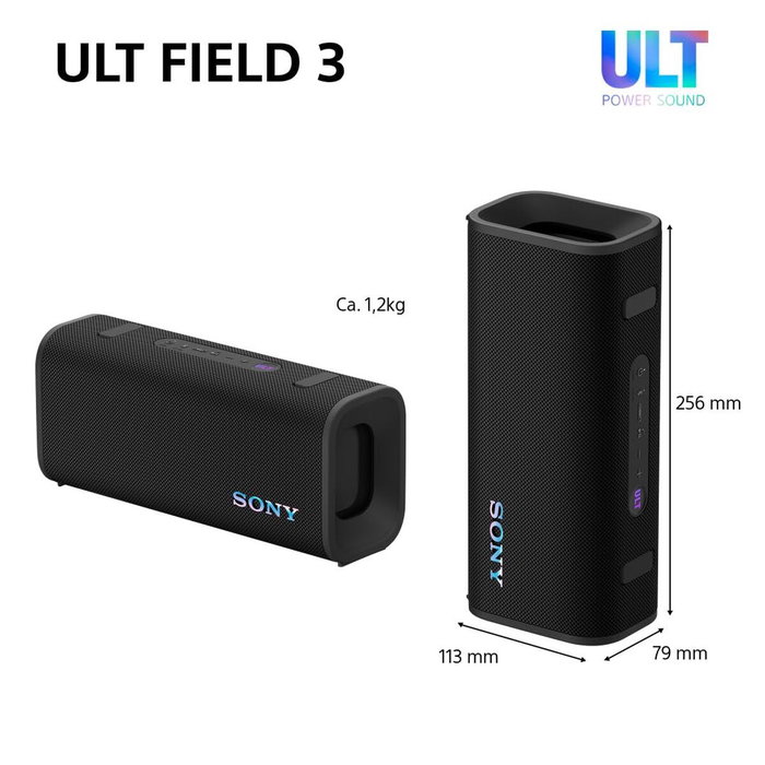 Sony SRSULT30W Haut-parleur portable Bluetooth Blanc