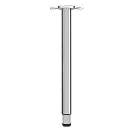 HERRAJES ALK Pied de table réglable Neru ø60 chrome