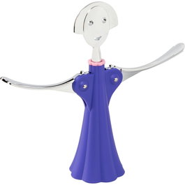 Alessi Sacacorchos Anna G. AM01 DAZ Bleu foncé et Argent
