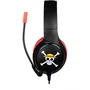 Konix - Casque Gaming Filaire à Micro Intégré avec Prise Jack 3,5 mm - Thème One Piece (Luffy) - Compatible PC, PS4, PS5, Switch, Xbox