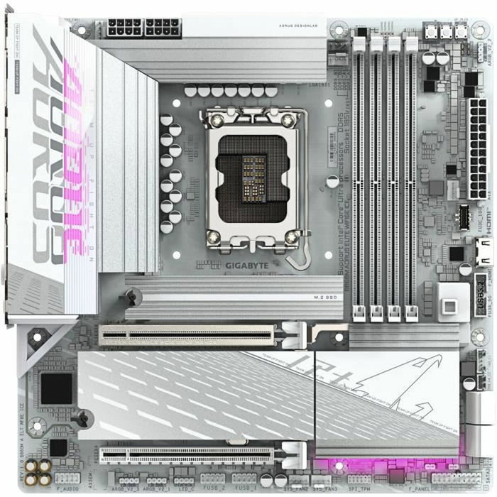 Gigabyte B860M AORUS ELITE WF6E ICE