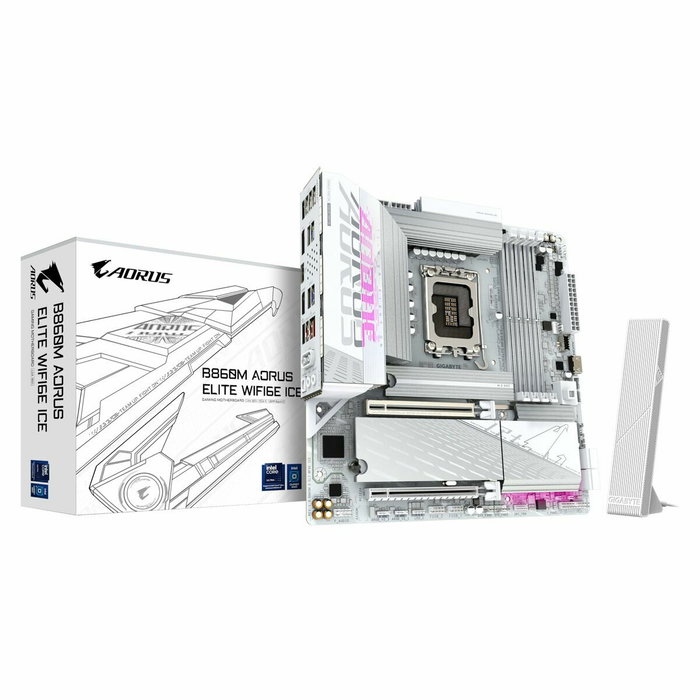 Gigabyte B860M AORUS ELITE WF6E ICE
