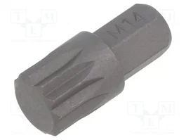 IRIMO Embout de tournevis spline (12 pans) XZN M14, douille 10 mm