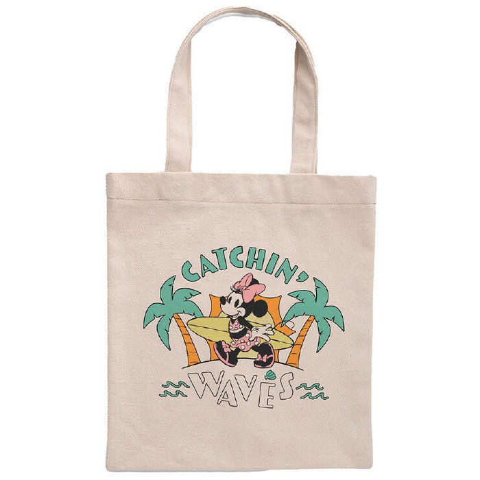 Disney - Sac shopping tote Minnie Mouse Catchin' Waves - 41 x 37 cm - 100% coton Disney - Sac shopping tote Minnie Mouse Catchin' Waves - 41 x 37 cm - 100% coton