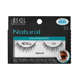 Ardell Faux cils naturels n° 110 noirs demi-bandes regard naturel réutilisables
