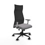 Piqueras y Crespo Chaise de Bureau Albacete Gris et Noir