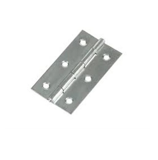 BISAGRAS EN GENERAL 5005 - Paire de charnières en fer zingué 2.1/2'' (60 x 35 x 1 mm) pour portes et meubles BISAGRAS EN GENERAL 5005 - Paire de charnières en fer zingué 2.1/2'' (60 x 35 x 1 mm) pour portes et meubles