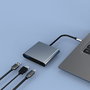 Hub USB CoolBox COO-DOCK-C-31 Gris 100 W