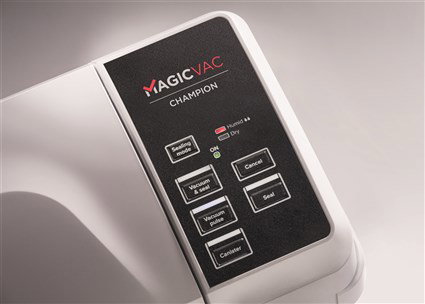 Magic Vac - Machine à emballer sous vide pour usage domestique - MAGIC VAC - Conservation des aliments, intuitive, pour garde-manger, réfrigérateur et congélateur