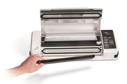 Magic Vac - Machine à emballer sous vide pour usage domestique - MAGIC VAC - Conservation des aliments, intuitive, pour garde-manger, réfrigérateur et congélateur