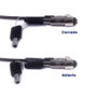 Ewent EW1239 Câble de Sécurité Portable avec Verrou à Clé pour Fente Nano, 1.8 mètres, Acier Haute Résistance