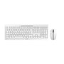 Cherry JD-8500DE-0 Stream Desktop - Ensemble clavier et souris filaire gris clair - Clavier français AZERTY