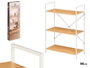 GIFTDECOR ESTANTERIA 3 BALDAS BLANCA Blanco-Bambu