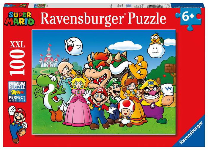 Ravensburger Puzzle 100 pièces XXL Super Mario, à partir de 6 ans Ravensburger Puzzle 100 pièces XXL Super Mario, à partir de 6 ans