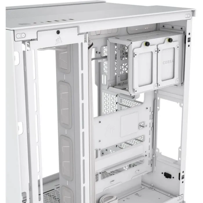Corsair 6500D Airflow CC-9011260-WW - Boîtier PC Mid-Tower Double Chambre, Blanc Corsair 6500D Airflow CC-9011260-WW - Boîtier PC Mid-Tower Double Chambre, Blanc