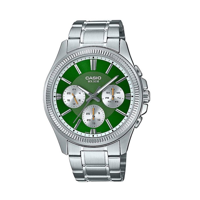 Casio MTP-1375PD DAY DATE MULTIFUNCTION - GREEN