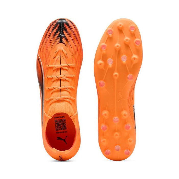 Chaussures de Football pour Adultes Puma Ultra 6 Pro Mg Heat Fire Black Noir