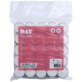 Day Lot de 50 bougies durables 6 heures