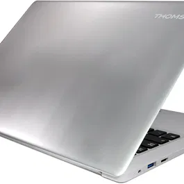 Thomson N14C4SL128MS PC Portable 14" Intel Celeron 4 Go RAM SSD 128 Go Windows Argent avec Housse de Protection et Souris