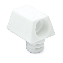 HERRAJES ALK Assemblage équerre montage direct Nylon Trapez blanc
