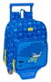 Safta Moch 232+carro 805 - Sac à dos Batman avec roulettes pour préscolaire (3 ans et plus) - Dimensions: 22 x 27 x 10 cm