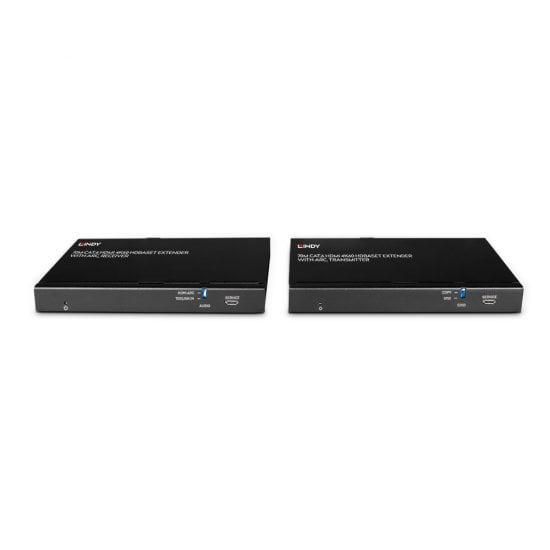Lindy Extendeur HDBaseT HDMI - 70m sur câble Cat.6 - 4K60, HDR, ARC, audio, IR bidirectionnel et RS-232 - Solution de distribution audiovisuelle professionnelle