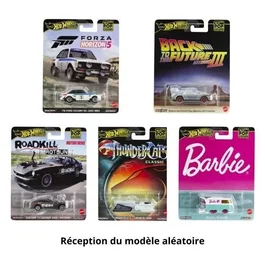 Hot Wheels HXD63 - Réplique de véhicule premium échelle 1/64 Pop Culture - Détaillée avec carrosserie et châssis Metal/Metal