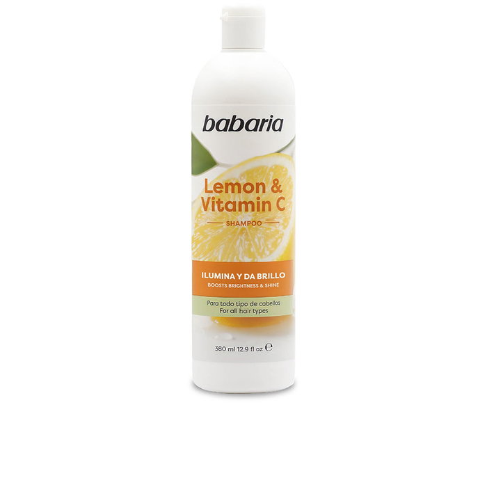 Babaria Shampooing éclairant et brillance au Citron et Vitamine C 380 ml Babaria Shampooing éclairant et brillance au Citron et Vitamine C 380 ml