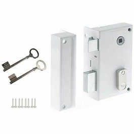 Yale YAV37G Serrure en applique verticale à fouillot Gauche - Blanc